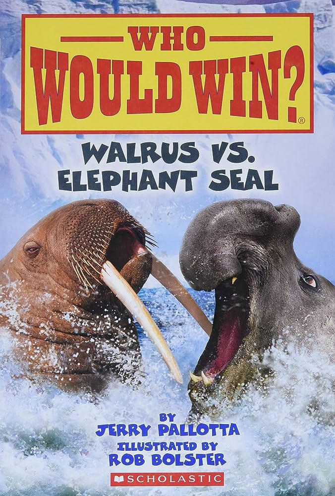 Image of Walrus vs Elephant Seal book cover.