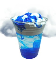 Image of a cloud in a cup.