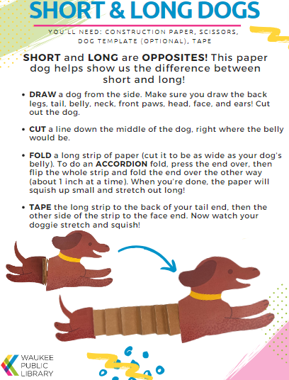 Instructions on how to make paper dog