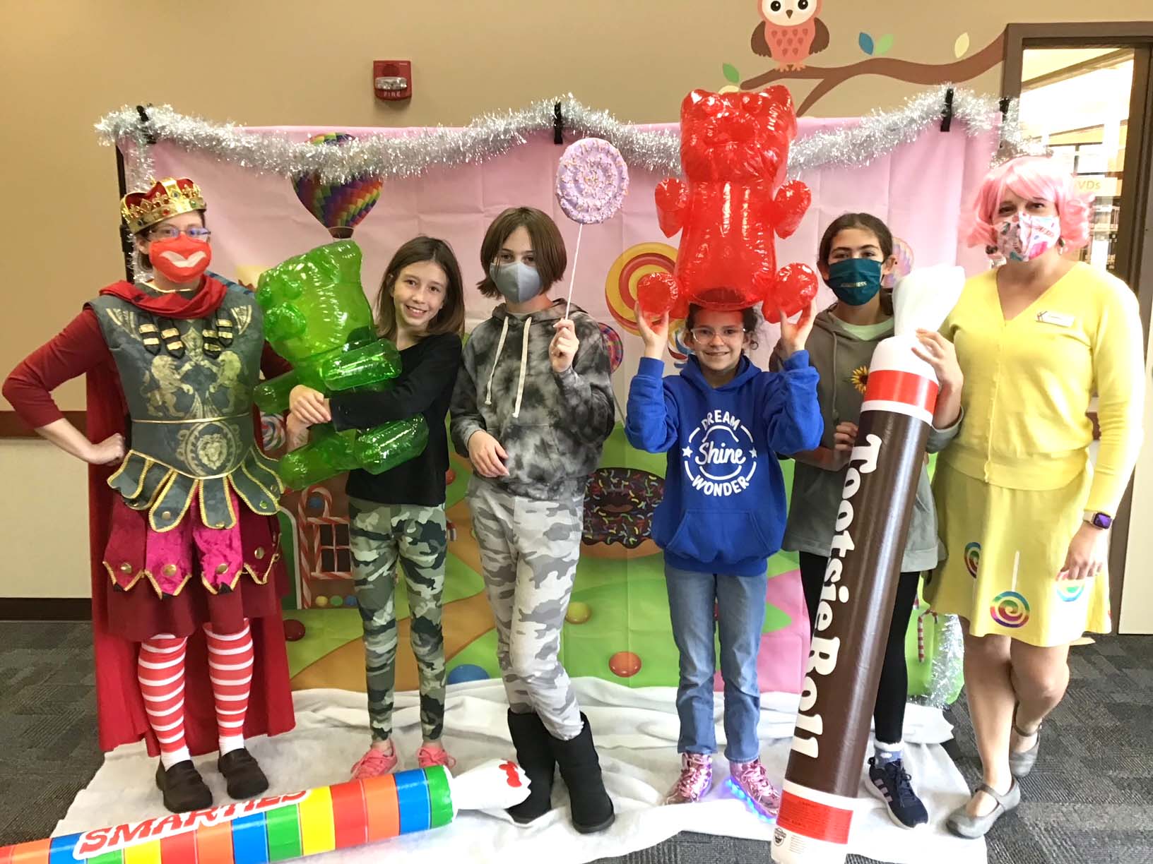 Image of candyland participants.