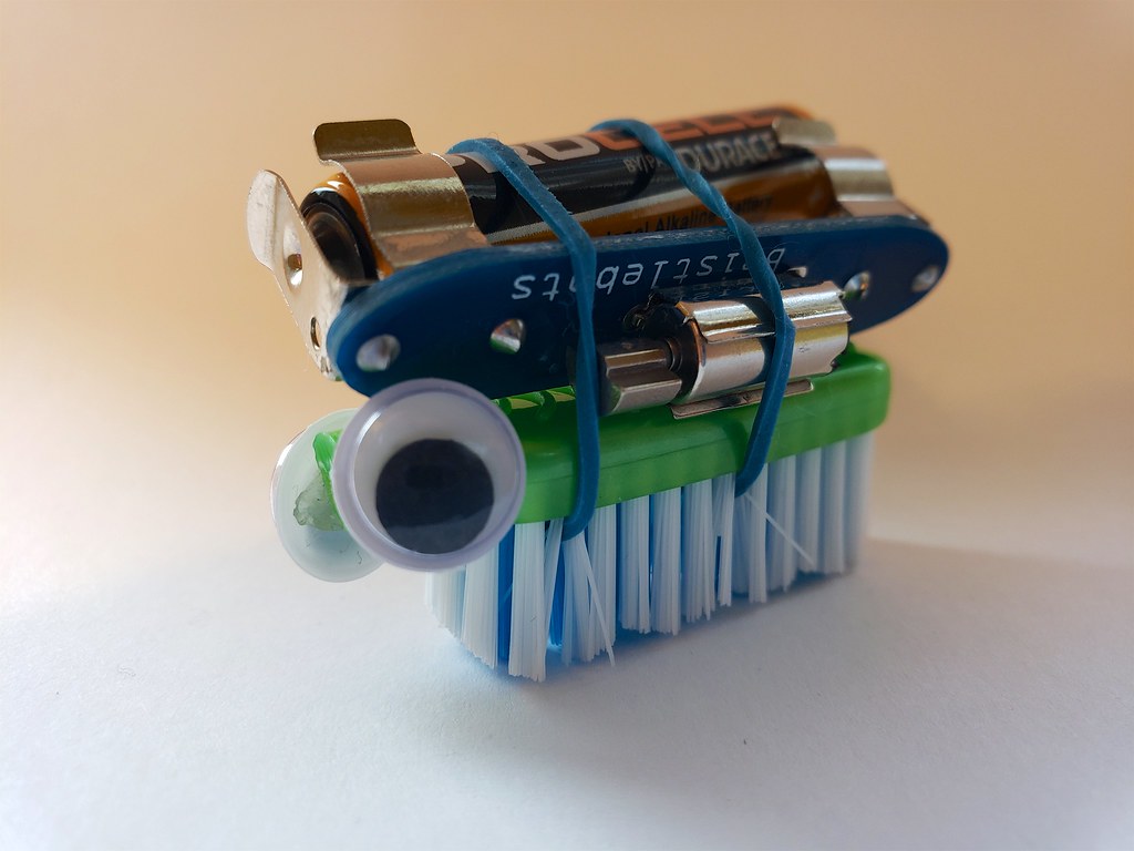 Image of toothbrush robot.