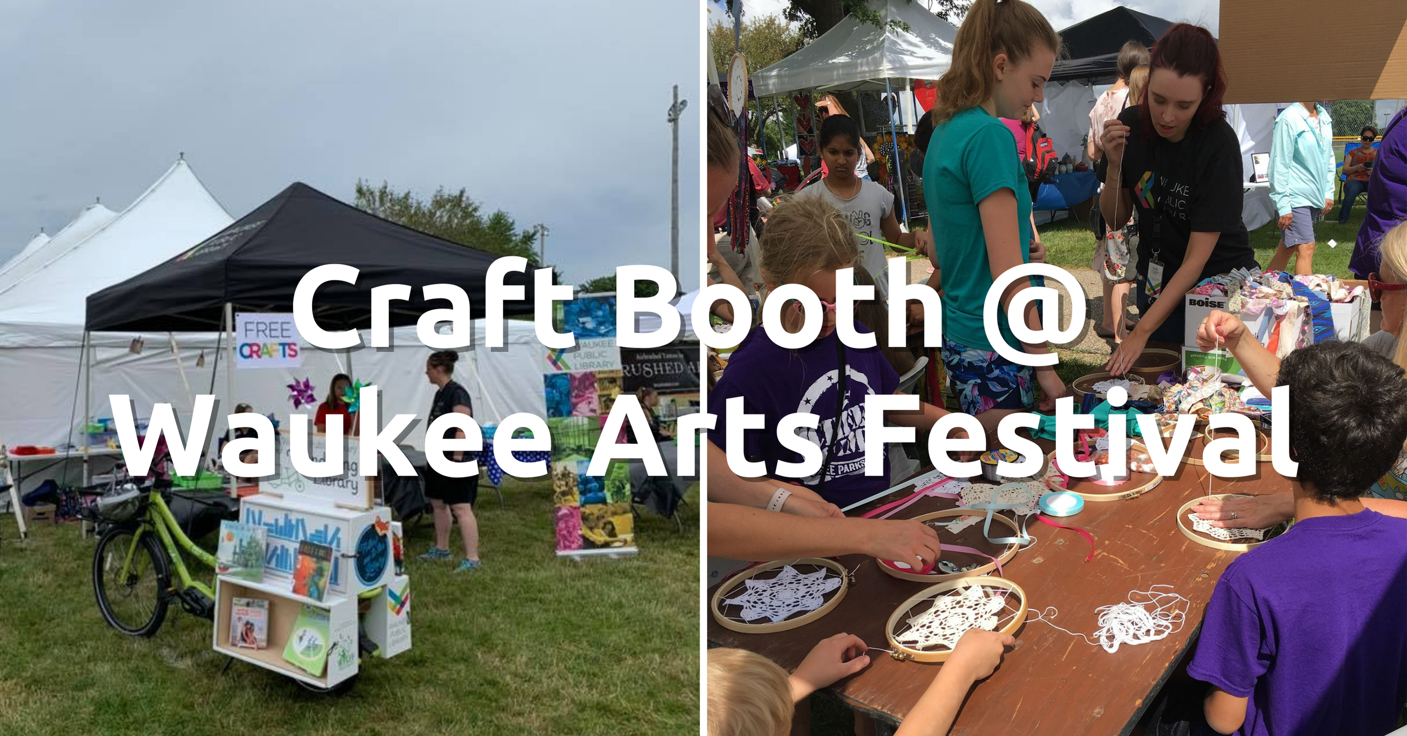 Craft Booth @ the Waukee Arts Festival