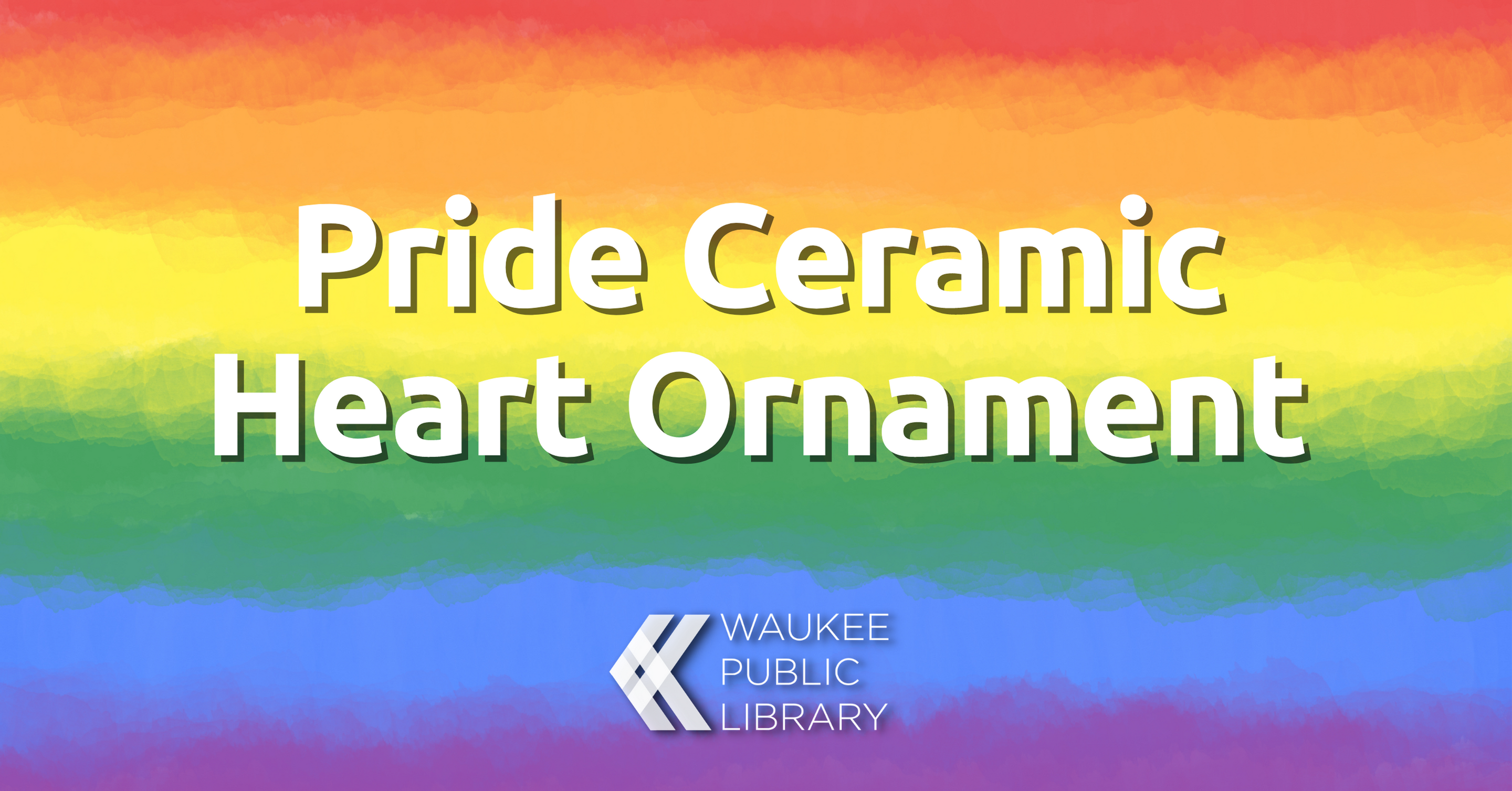 Pride Ceramic Heart Ornament (Online)