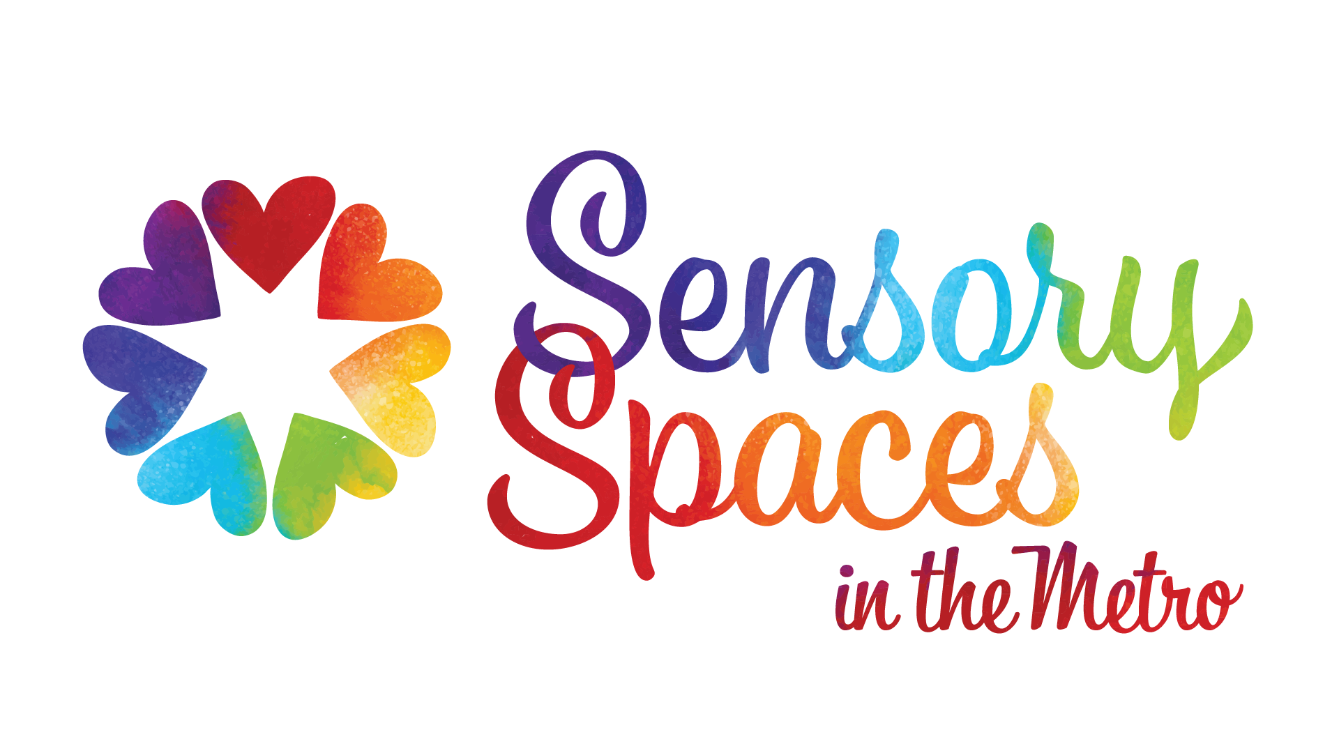 Colorful logo for Sensory Spaces in the Metro