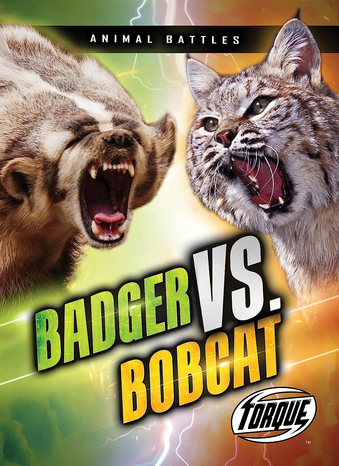 Image of book cover Badger vs Bobcat.