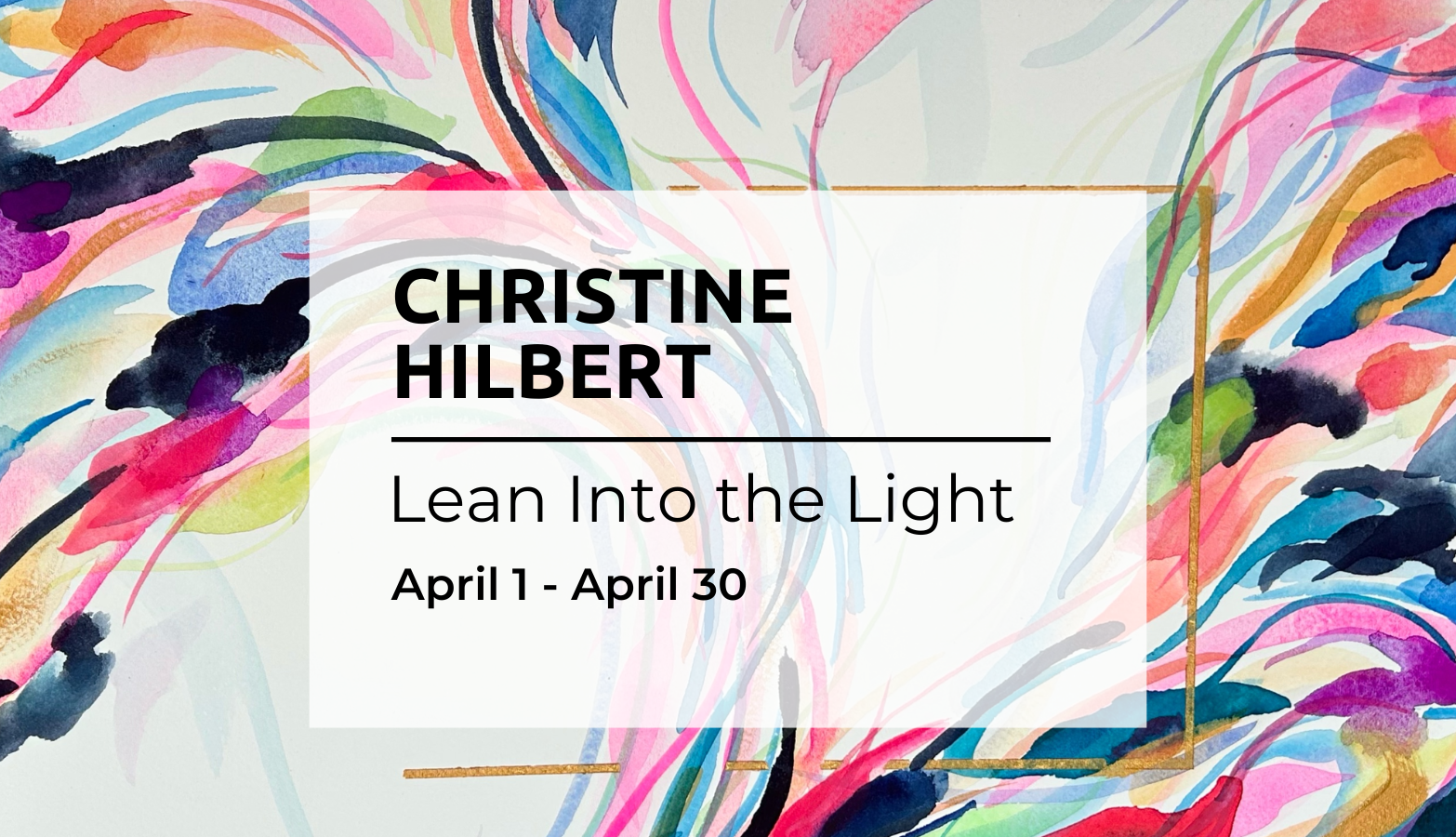 Lean into the Light by Christine Hilbert
