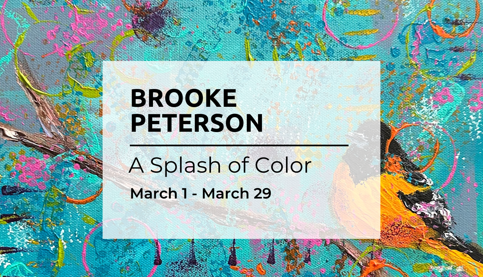 A Splash of Color by Brooke Peterson