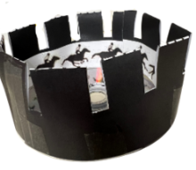 Paper and Disc Zoetrope animation disc