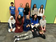 Image of students in Teen Advisory Board.